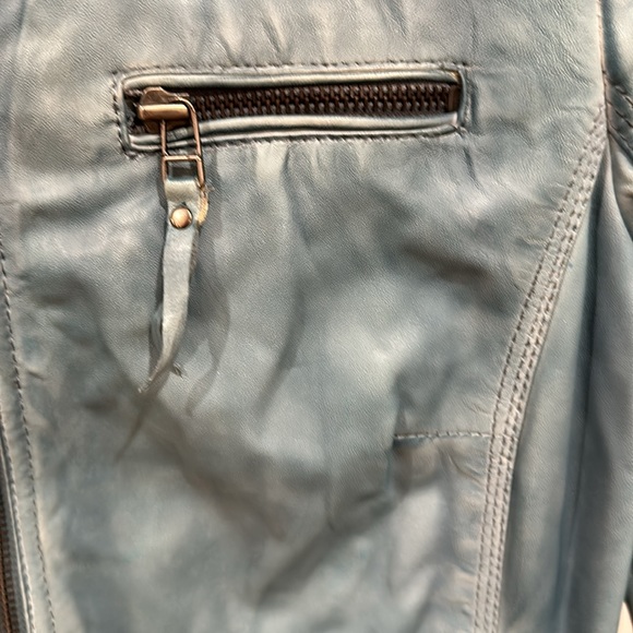 Plonge genuine leather distressed jacket - Picture 4 of 7